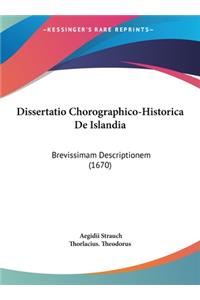 Dissertatio Chorographico-Historica de Islandia