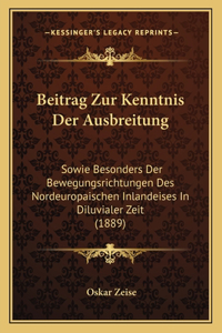 Beitrag Zur Kenntnis Der Ausbreitung