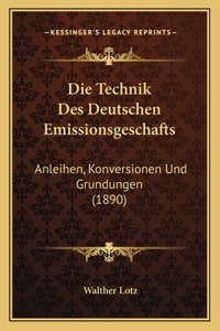 Die Technik Des Deutschen Emissionsgeschafts