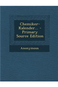 Chemiker-Kalender...