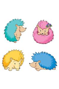 Happy Hedgehogs Cut-outs