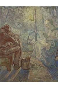 Night - After Millet, Vincent Van Gogh. Ruled Journal