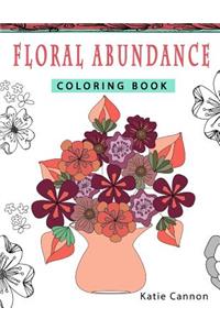 Floral Abundance Coloring Book