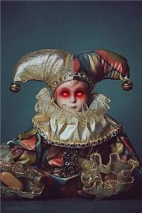 Demon Doll Harlequin Grid Notebook