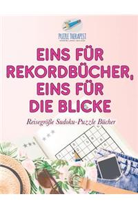 Eins für Rekordbücher, eins für die Blicke Reisegröße Sudoku-Puzzle Bücher