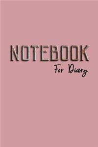 Notebook For Diary