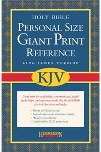 Personal Size Giant Print Reference Bible-KJV