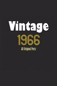 Vintage 1966 Notebook All Original Parts Gift