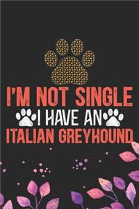 I'm Not Single I Have an Italian Greyhound