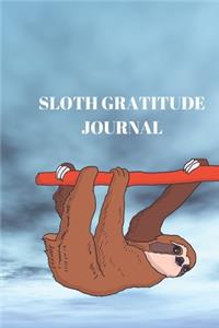 Sloth gratitude journal