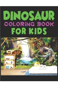 Dinosaur Coloring Book For Kids