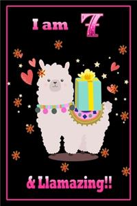 I am 7 & llamazing