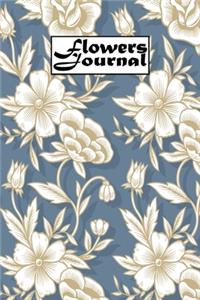 Colorful Flowers Journal
