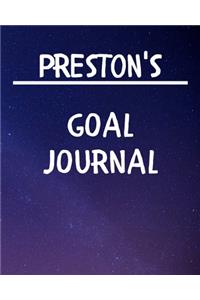 Preston's Goal Journal