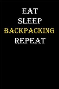 Eat, Sleep, Backpacking, Repeat Journal