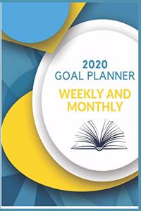 2020 Goal Planner Weekly And Monthly