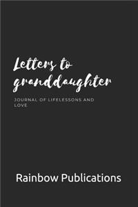 Letters to granddaughter