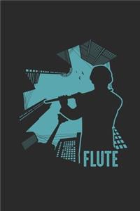 Flutist Silhouette