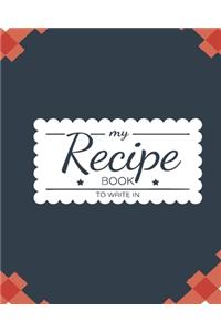 My Recipe Book To Write In