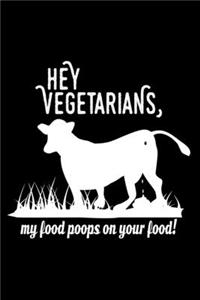 Hey Vegetarians, my food poops on your food