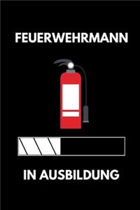 Feuerwehrmann in Ausbildung