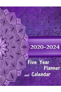 2020-2024 Five Year Planner and calendar