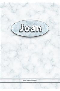 Joan - Lined Notebook