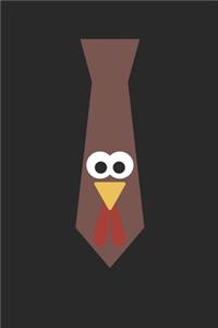 Thanksgiving Notebook - Turkey Tie Journal - Thanksgiving Gift for Him and Her - Thanksgiving Diary