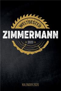 Weltbester Zimmermann 2020 - Kalender 2020