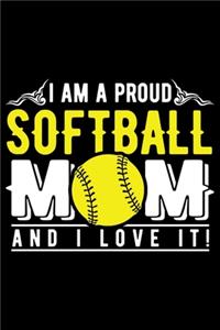 I Am A Proud Softball Mom And I love it