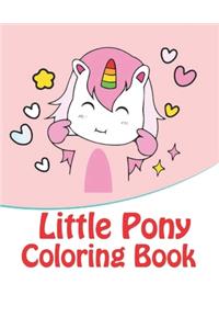 little pony coloring book