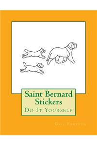 Saint Bernard Stickers: Do It Yourself