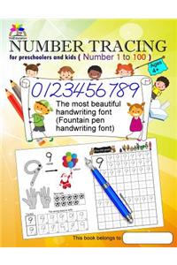 Number Tracing Book for Preschoolers and Kids Ages 4+ Number 1 to 100