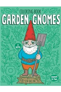 Garden Gnomes Coloring Book