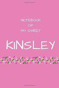 Notebook of my sweet Kinsley