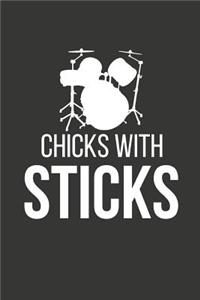 Chicks with Sticks
