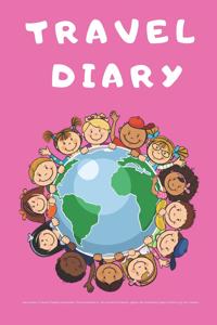 Travel Diary Kids Journal to Record Traveling Experiences