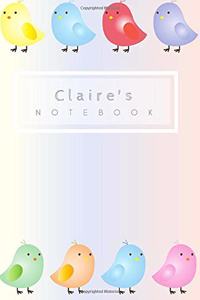 Claire's Notebook