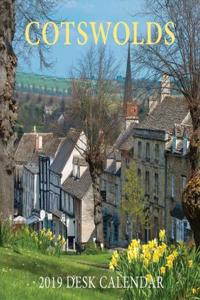 Cotswolds Mini Desktop Calendar - 2019