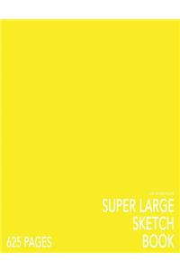 Light Golden Yellow Super Large Sketchbook