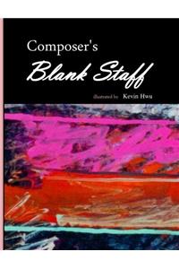 Composers Blank Staff: Music Notebook.: Volume 6