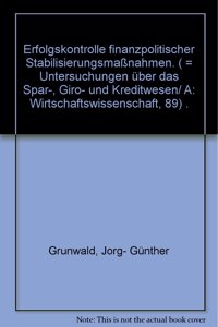 Erfolgskontrolle Finanzpolitischer Stabilisierungsmassnahmen