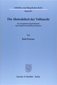 Die Abstraktheit Der Vollmacht