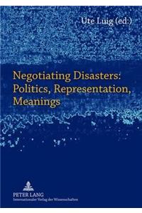 Negotiating Disasters: Politics, Representation, Meanings