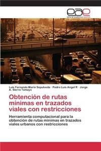 Obtención de rutas mínimas en trazados viales con restricciones