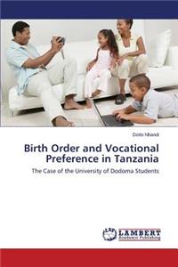 Birth Order and Vocational Preference in Tanzania
