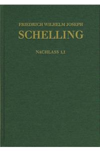 Friedrich Wilhelm Joseph Schelling II 1,1