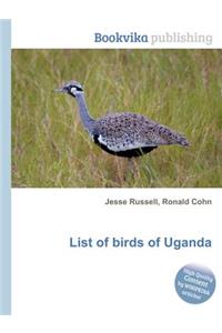 List of Birds of Uganda