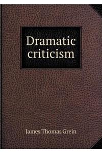Dramatic Criticism