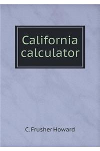 California Calculator